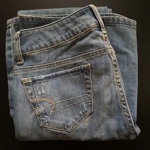 American Eagle Distressed Flare Jeans